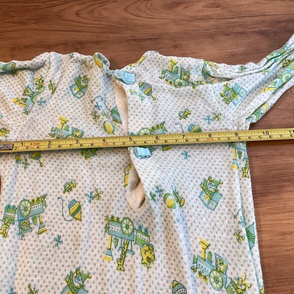 Vintage Carters Nightgown Nightdress Short Sleeve Top Layette Set Baby Newborn - Picture 9 of 11